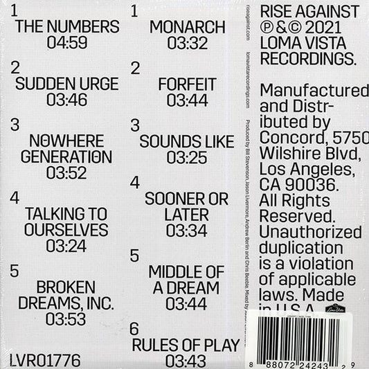 Rise Against – Nowhere Generation