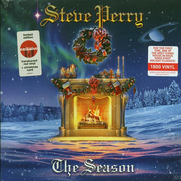 Steve Perry The Season Translucent Red Vinyl with Christmas Card