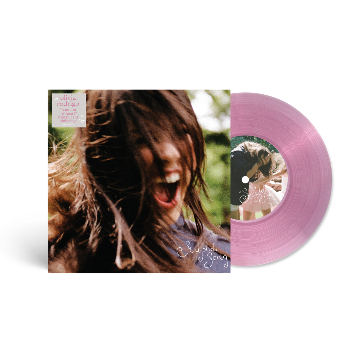 Olivia Rodrigo - Stupid Song (Translucent Pink 7-inch Single) album cover