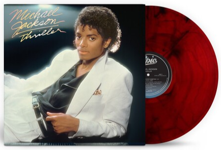 Michael Jackson - Thriller (Red & Black Marble Vinyl) album cover