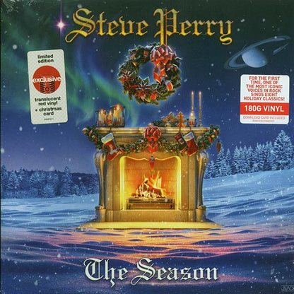 Steve Perry The Season Translucent Red Vinyl with Christmas Card